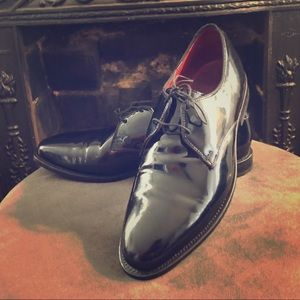 Allen Edmonds “Kendall” patent leather tux shoe